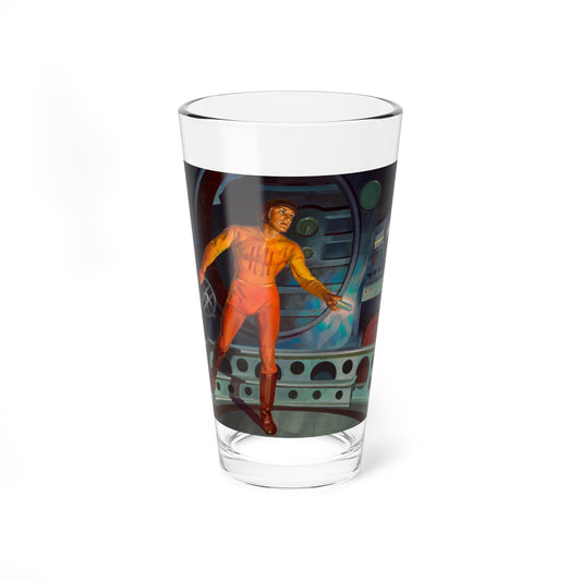 Slan, Astounding Science Fiction cover, October 1940 (Magazine Illustration) Pint Glass 16oz-16oz-Go Mug Yourself