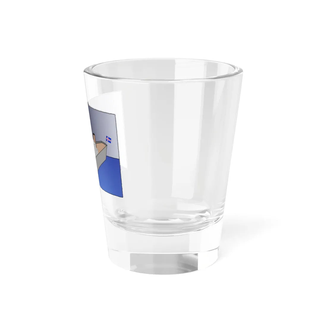 Slanga-fyrir1 (Iceland) Shot Glass 1.5oz - Go Mug Yourself