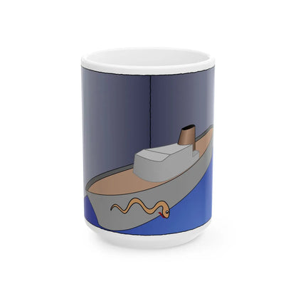 Slanga-fyrir1 (Iceland) White Coffee Mug 15oz - Go Mug Yourself