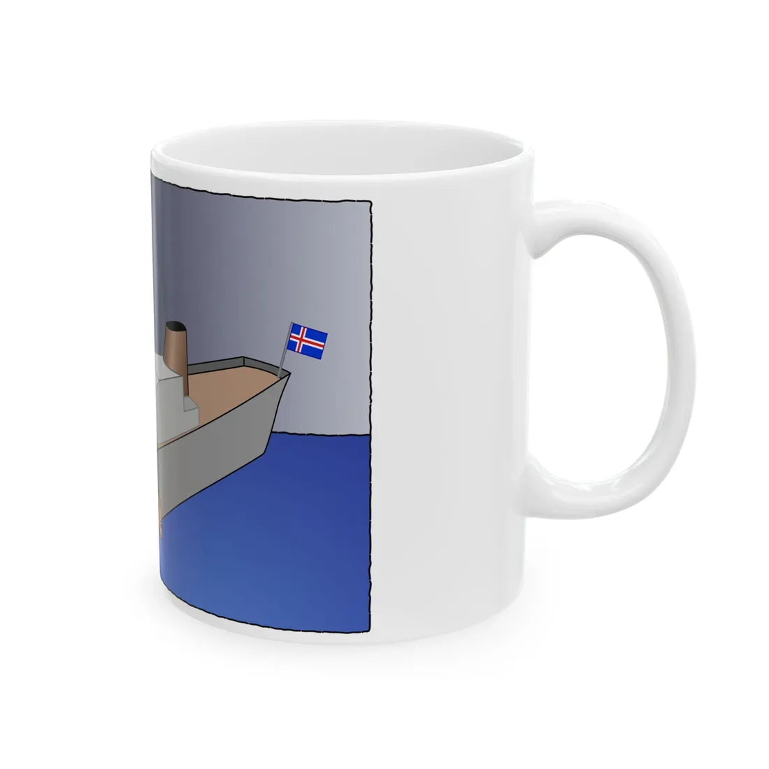 Slanga-fyrir1 (Iceland) White Coffee Mug - Go Mug Yourself