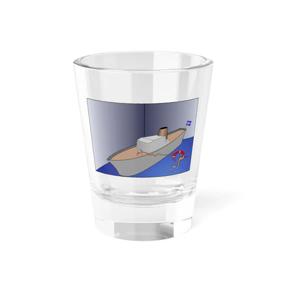 Slanga-fyrir2 (Iceland) Shot Glass 1.5oz 1.5oz - Go Mug Yourself