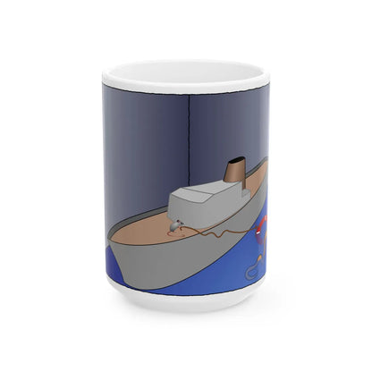 Slanga-fyrir2 (Iceland) White Coffee Mug 15oz - Go Mug Yourself