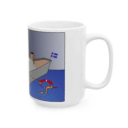 Slanga-fyrir2 (Iceland) White Coffee Mug - Go Mug Yourself