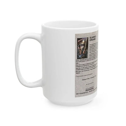 SLASHED DREAMS (VHS COVER) - White Coffee Mug - Go Mug Yourself