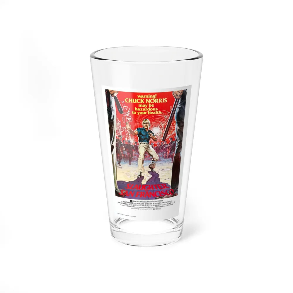 SLAUGHTER IN SAN FRANCISCO 1974 Movie Poster - Pint Glass 16oz-16oz-Go Mug Yourself