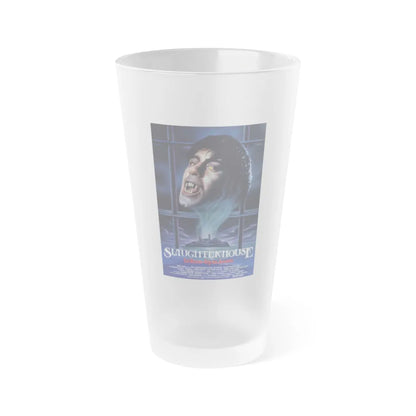 SLAUGHTERHOUSE ROCK 1988 Movie Poster - Frosted Pint Glass 16oz-Go Mug Yourself