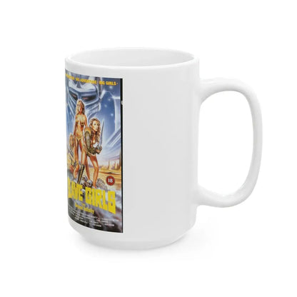 SLAVE GIRLS (VHS COVER) - White Coffee Mug - Go Mug Yourself