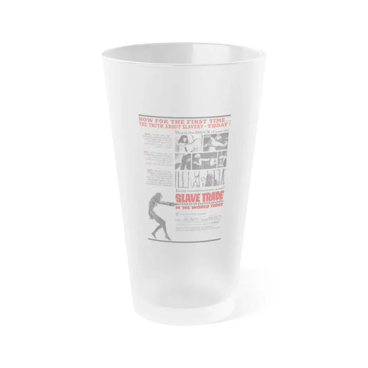 SLAVE TRADE IN THE WORLD TODAY 1964 Movie Poster - Frosted Pint Glass 16oz Default Title - Go Mug Yourself