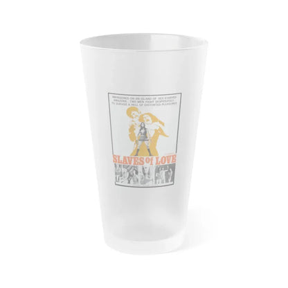 SLAVES OF LOVE 1969 Movie Poster - Frosted Pint Glass 16oz Default Title - Go Mug Yourself