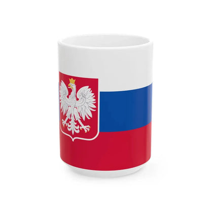 Slavic Flag of Poland (Poland) White Coffee Mug 15oz - Go Mug Yourself