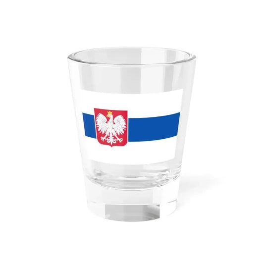Slavic Flag of Poland White-blue-white flag (Poland) Shot Glass 1.5oz 1.5oz - Go Mug Yourself