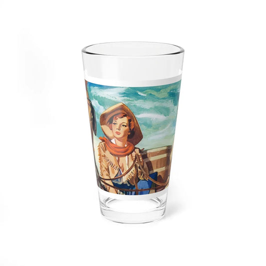 Sleep All Winter by Richard Wormser and Dan Gordon (1), Esquire, June 1949 (Magazine Illustration) Pint Glass 16oz 16oz - Go Mug Yourself