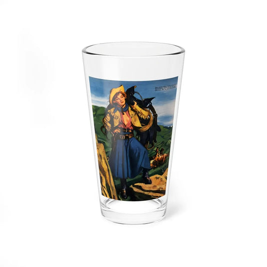 Sleep All Winter by Richard Wormser and Dan Gordon (3), Esquire, June 1949 (Magazine Illustration) Pint Glass 16oz 16oz - Go Mug Yourself