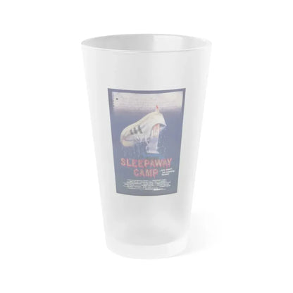 SLEEPAWAY CAMP 1983 Movie Poster - Frosted Pint Glass 16oz Default Title - Go Mug Yourself