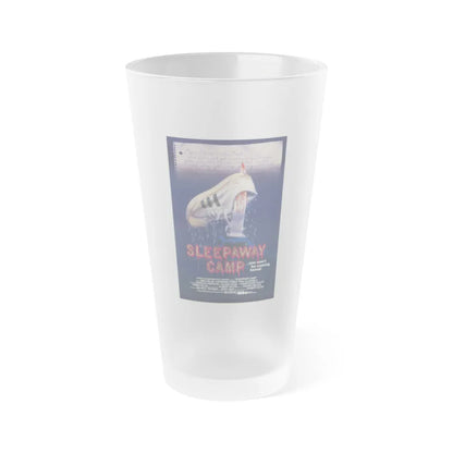 SLEEPAWAY CAMP 1983 Movie Poster - Frosted Pint Glass 16oz-Go Mug Yourself