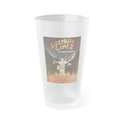 SLEEPAWAY CAMP 2 1988 Movie Poster - Frosted Pint Glass 16oz Default Title - Go Mug Yourself