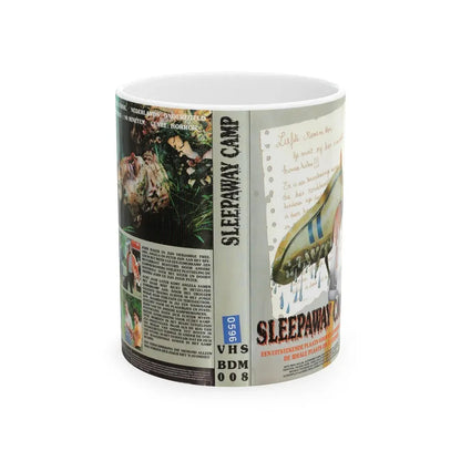 SLEEPAWAY CAMP BOM VIDEO (VHS COVER) - White Coffee Mug 11oz - Go Mug Yourself