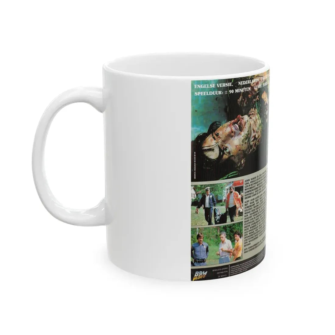 SLEEPAWAY CAMP BOM VIDEO (VHS COVER) - White Coffee Mug - Go Mug Yourself