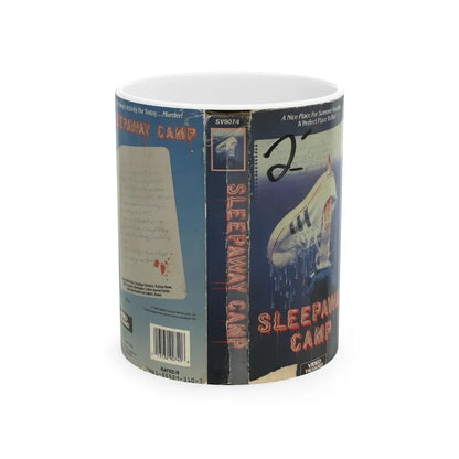 SLEEPAWAY CAMP (VHS COVER) - White Coffee Mug 11oz - Go Mug Yourself