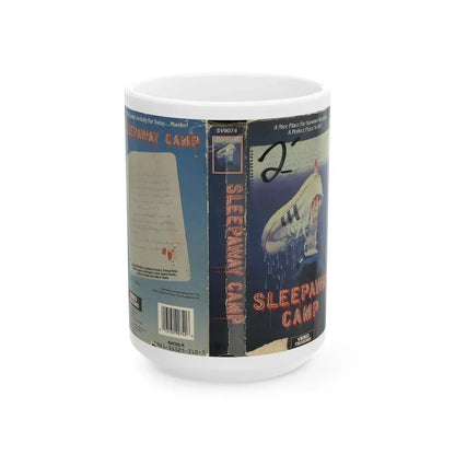 SLEEPAWAY CAMP (VHS COVER) - White Coffee Mug 15oz - Go Mug Yourself