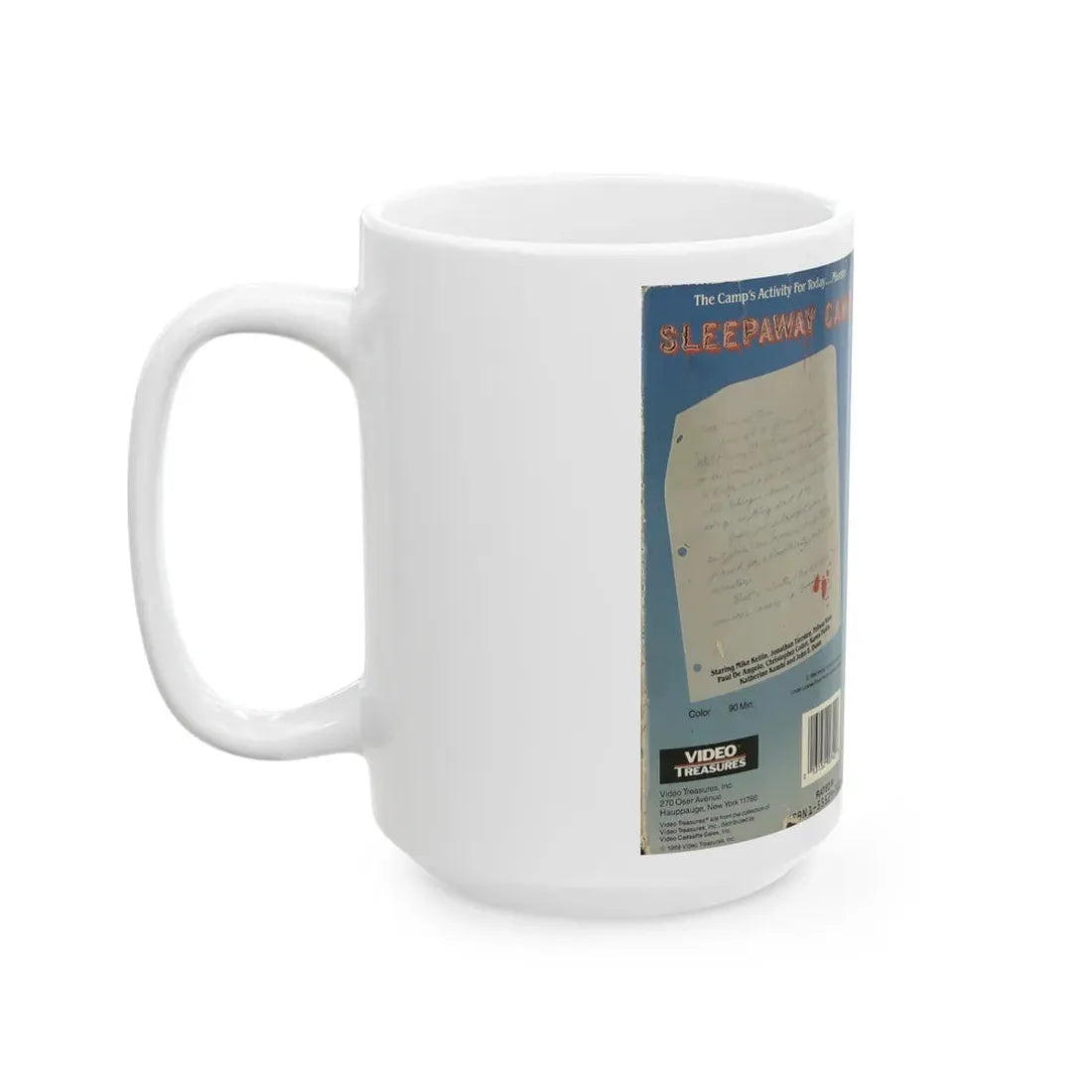 SLEEPAWAY CAMP (VHS COVER) - White Coffee Mug - Go Mug Yourself