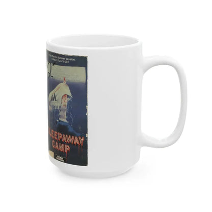 SLEEPAWAY CAMP (VHS COVER) - White Coffee Mug - Go Mug Yourself