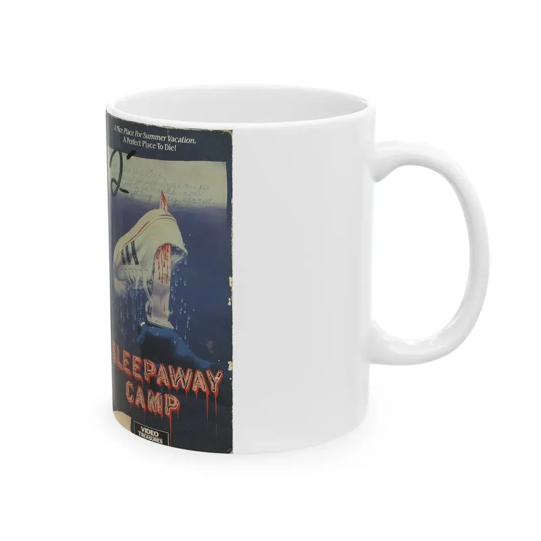 SLEEPAWAY CAMP (VHS COVER) - White Coffee Mug - Go Mug Yourself