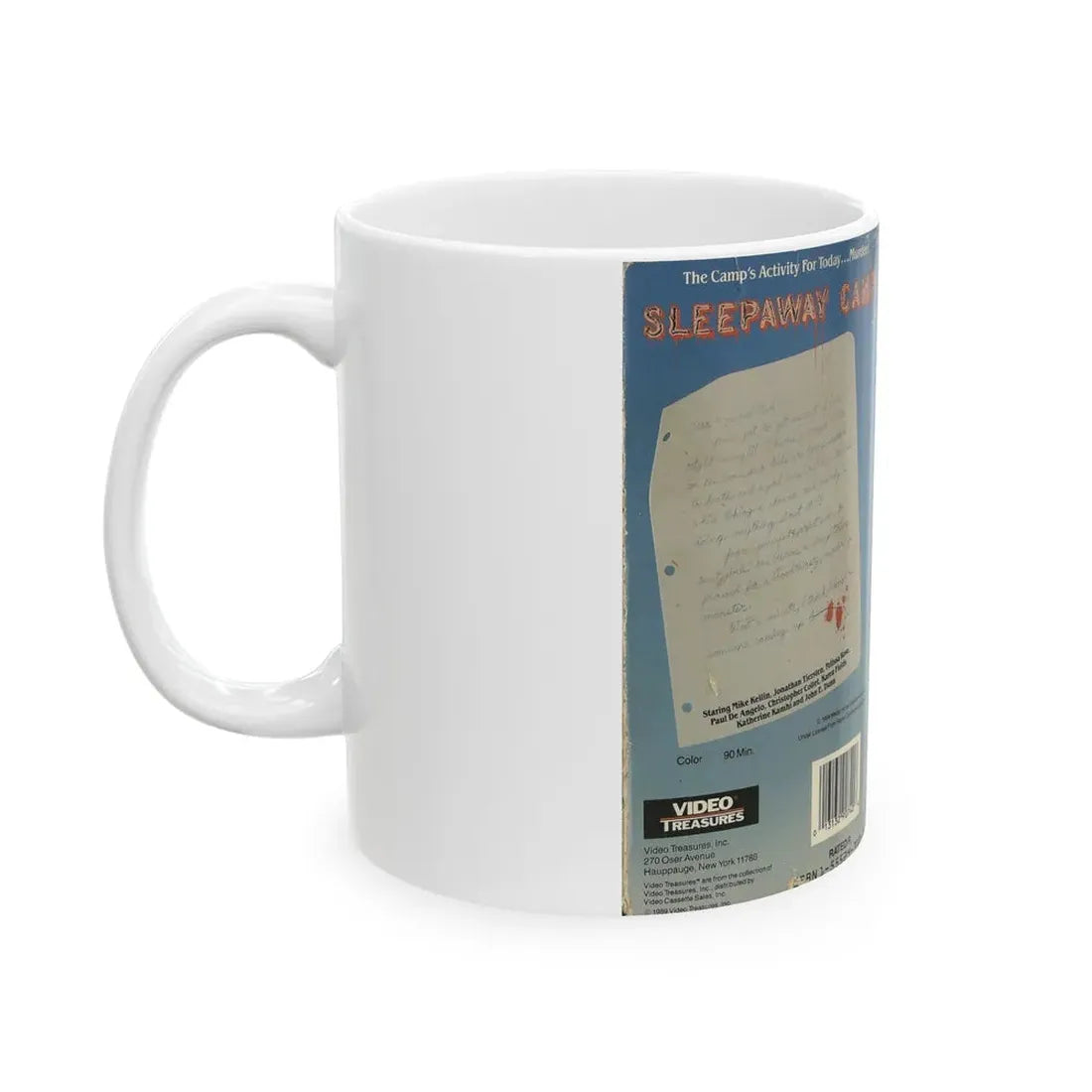 SLEEPAWAY CAMP (VHS COVER) - White Coffee Mug - Go Mug Yourself