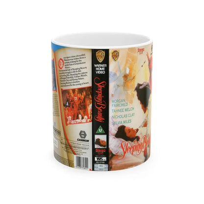 SLEEPING BEAUTY CANNON (VHS COVER) - White Coffee Mug 11oz - Go Mug Yourself
