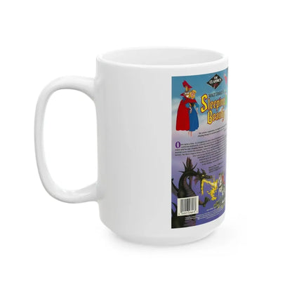 SLEEPING BEAUTY (VHS COVER) - White Coffee Mug - Go Mug Yourself