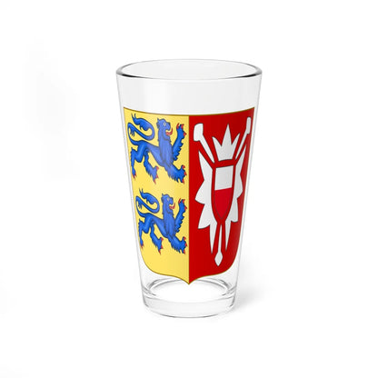 Slesvick-Holsace (Denmark) (Coat of Arms) Pint Glass 16oz 16oz - Go Mug Yourself