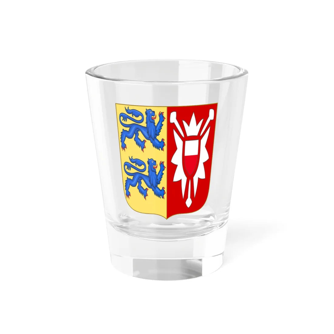 Slesvick-Holsace (Denmark) (Coat of Arms) Shot Glass 1.5oz 1.5oz - Go Mug Yourself