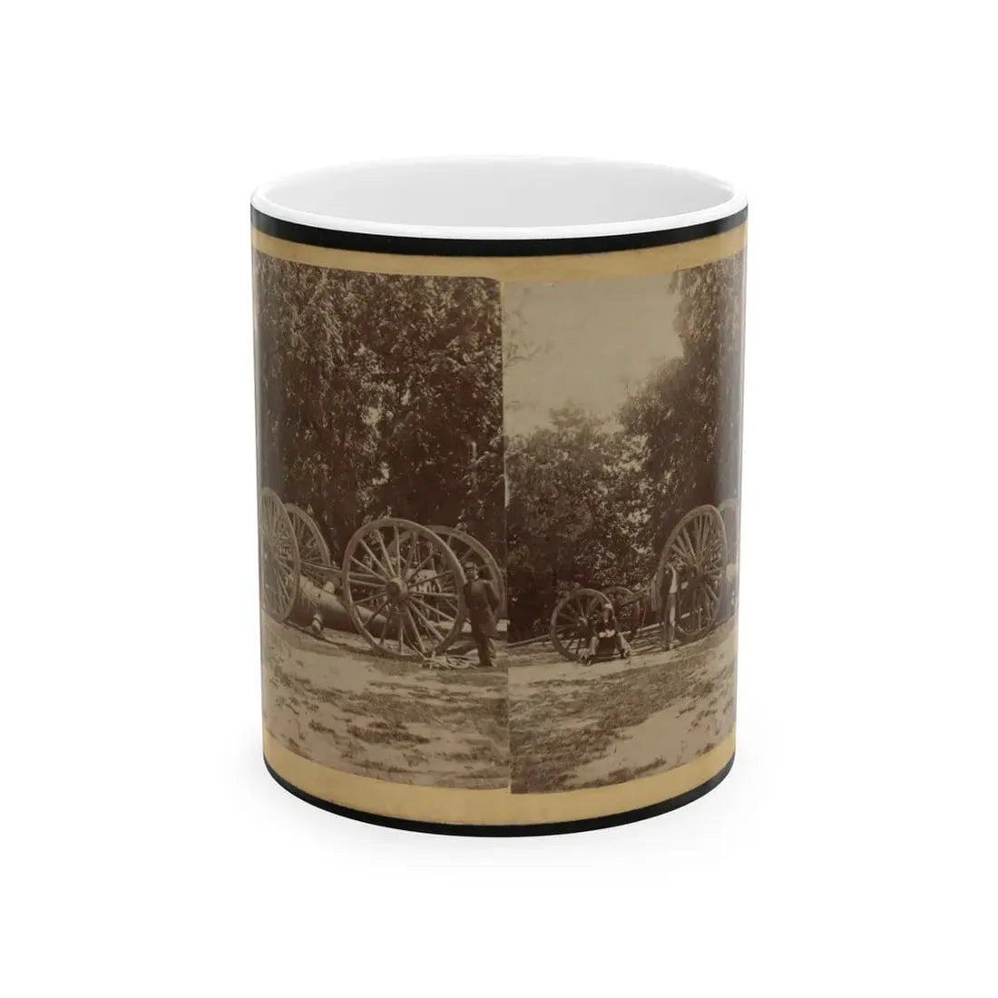 Sling For Heavy Artillery. Drewry's Bluff, Virginia (U.S. Civil War) White Coffee Mug 11oz - Go Mug Yourself