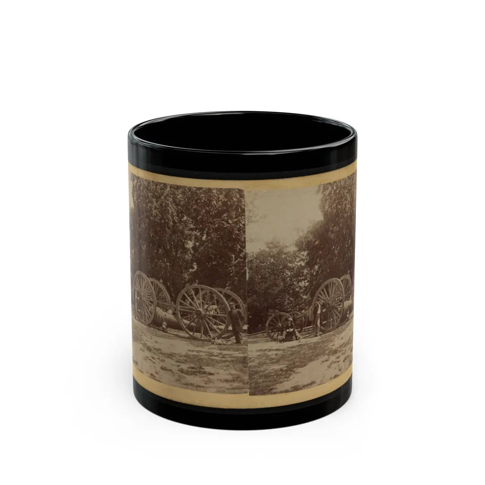 Sling For Heavy Artillery. Drewry's Bluff, Virginia (U.S. Civil War) Black Coffee Mug-11oz-Go Mug Yourself