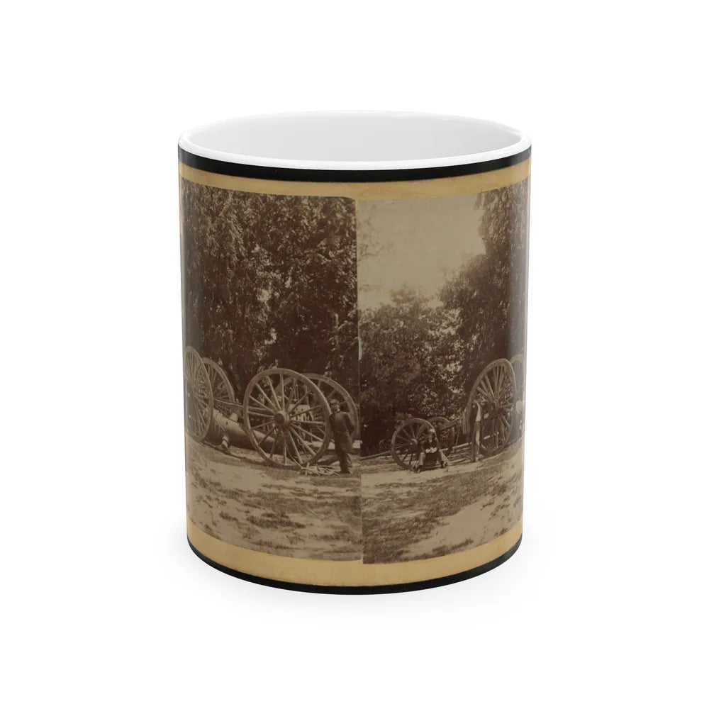 Sling For Heavy Artillery. Drewry's Bluff, Virginia (U.S. Civil War) White Coffee Mug-11oz-Go Mug Yourself