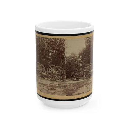 Sling For Heavy Artillery. Drewry's Bluff, Virginia (U.S. Civil War) White Coffee Mug-15oz-Go Mug Yourself