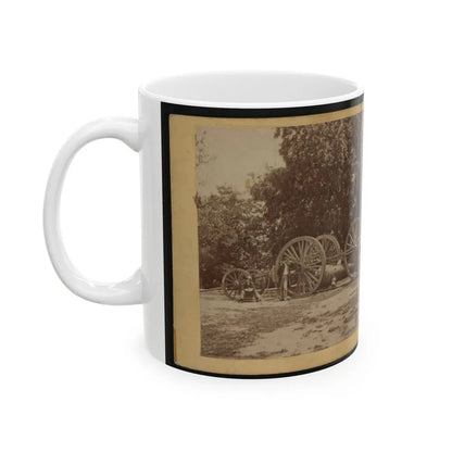 Sling For Heavy Artillery. Drewry's Bluff, Virginia (U.S. Civil War) White Coffee Mug-Go Mug Yourself