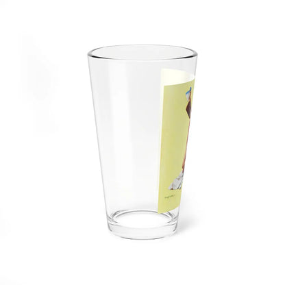 Slipping Into Her Shoes, The Saturday Evening Post, August 11, 1934 (Magazine Illustration) Pint Glass 16oz - Go Mug Yourself