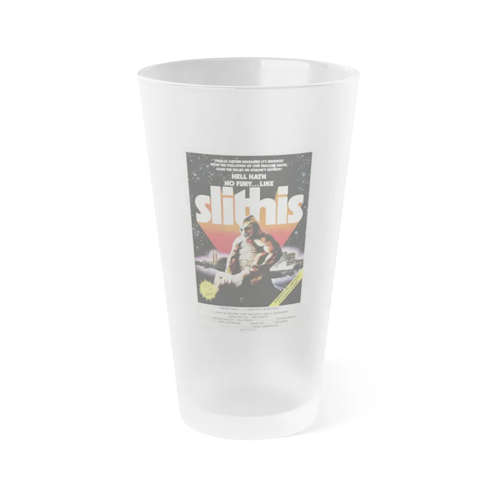 SLITHIS 1978 Movie Poster - Frosted Pint Glass 16oz-Go Mug Yourself