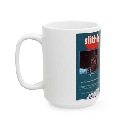 SLITHIS (VHS COVER) - White Coffee Mug - Go Mug Yourself