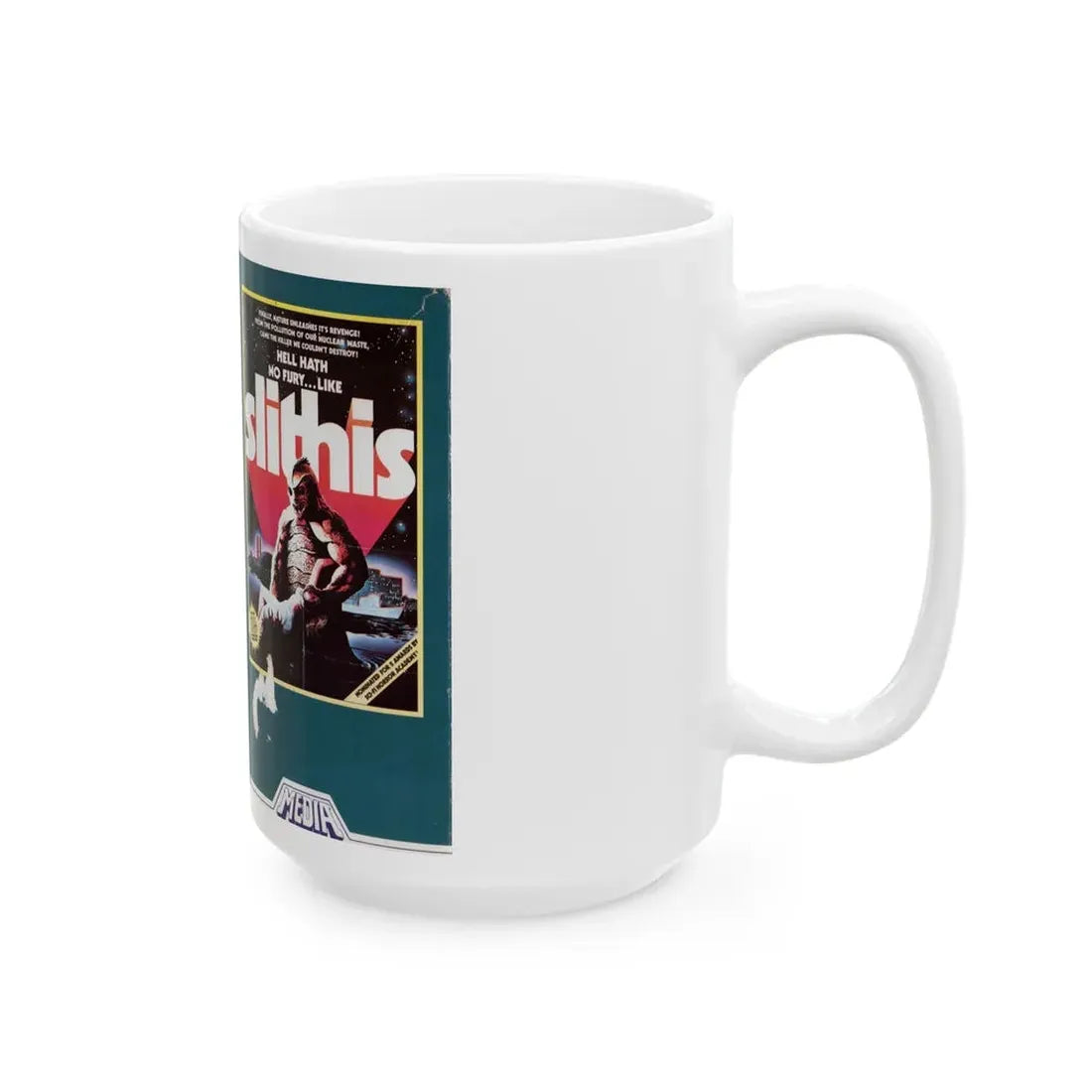 SLITHIS (VHS COVER) - White Coffee Mug - Go Mug Yourself