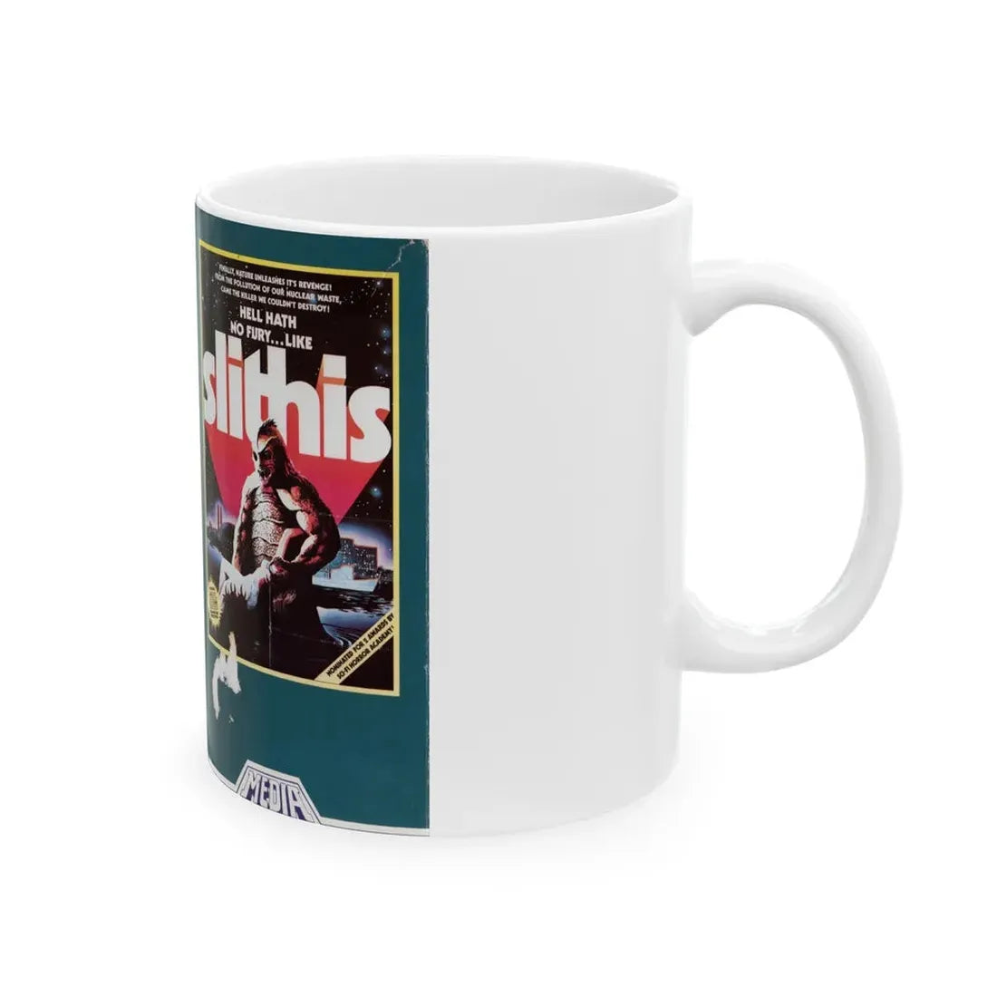 SLITHIS (VHS COVER) - White Coffee Mug - Go Mug Yourself