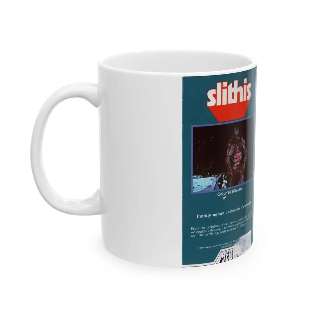 SLITHIS (VHS COVER) - White Coffee Mug - Go Mug Yourself