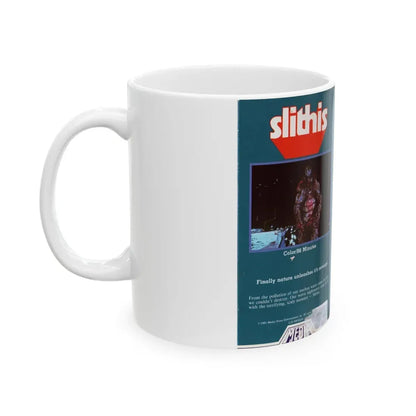 SLITHIS (VHS COVER) - White Coffee Mug - Go Mug Yourself