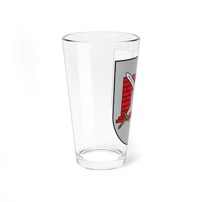 Sloka COA (Latvia) (Coat of Arms) Pint Glass 16oz - Go Mug Yourself