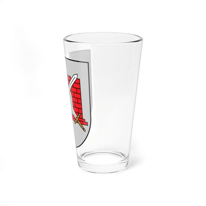 Sloka COA (Latvia) (Coat of Arms) Pint Glass 16oz - Go Mug Yourself