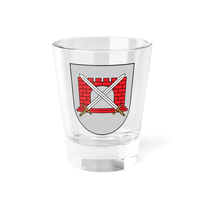 Sloka COA (Latvia) (Coat of Arms) Shot Glass 1.5oz 1.5oz - Go Mug Yourself