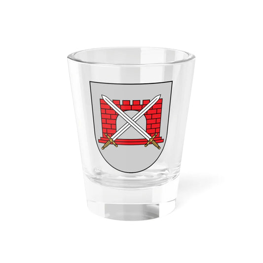 Sloka COA (Latvia) (Coat of Arms) Shot Glass 1.5oz 1.5oz - Go Mug Yourself
