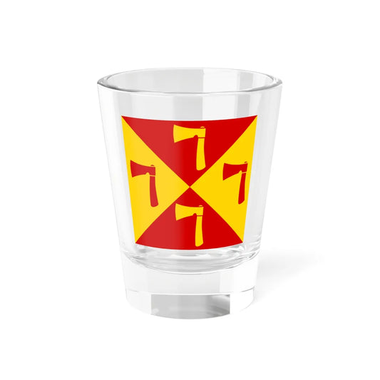 Slokhyni flag (Ukraine) Shot Glass 1.5oz 1.5oz - Go Mug Yourself