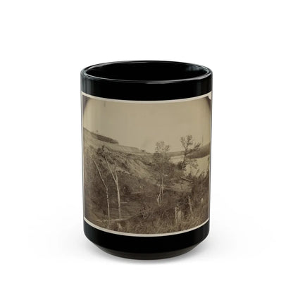 Sloped Hill Near The River (U.S. Civil War) Black Coffee Mug-15oz-Go Mug Yourself